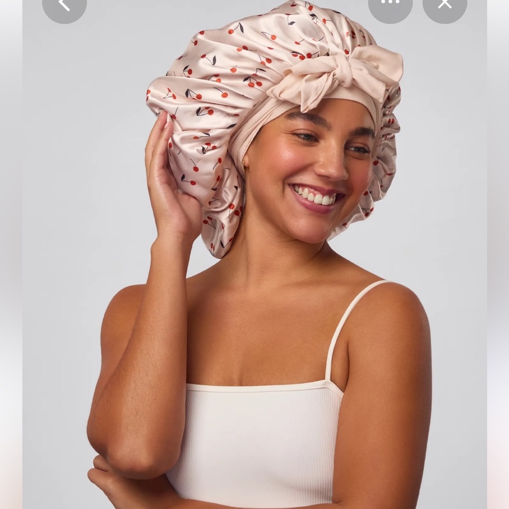 Oversized Sleep Satin Bonnet  Turban double layer Reversible